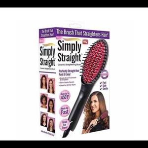 Simply Straight Ceramic Straightening Brush NIB